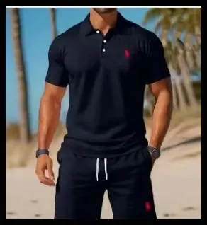 Polo Ralph Lauren Orange Polo Shirt and Shorts Set - 3