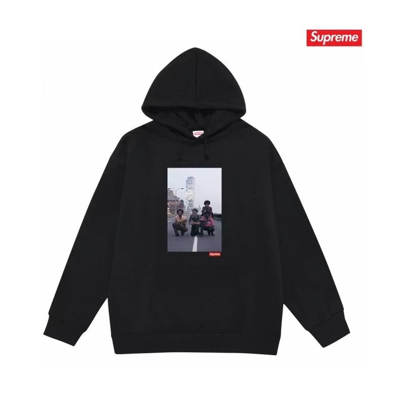 Supreme Firecracker Graphic Hoodie Gray - 41