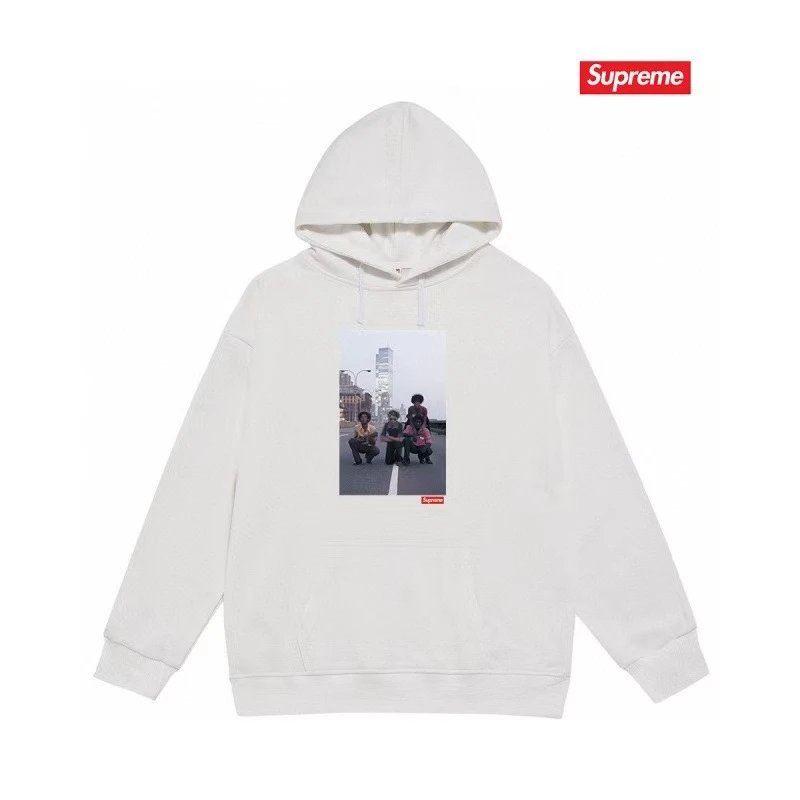 Supreme Firecracker Graphic Hoodie Gray - 49