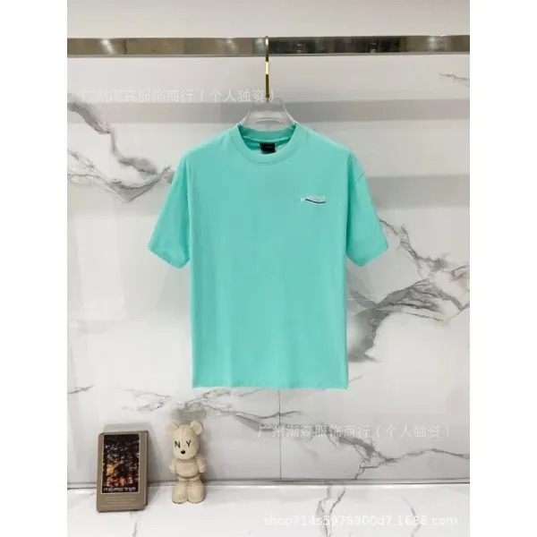 Design Minimalist Logo Tee Mint Green T-Shirt Tops.t Shirts - 1