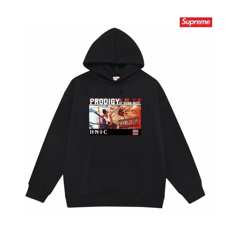 Supreme Firecracker Graphic Hoodie Gray - 13
