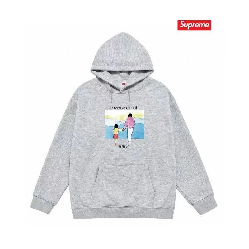 Supreme Firecracker Graphic Hoodie Gray - 32