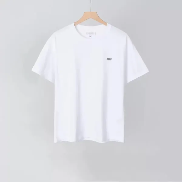 Lacoste Classic Crocodile Logo Orange T-Shirt - 5