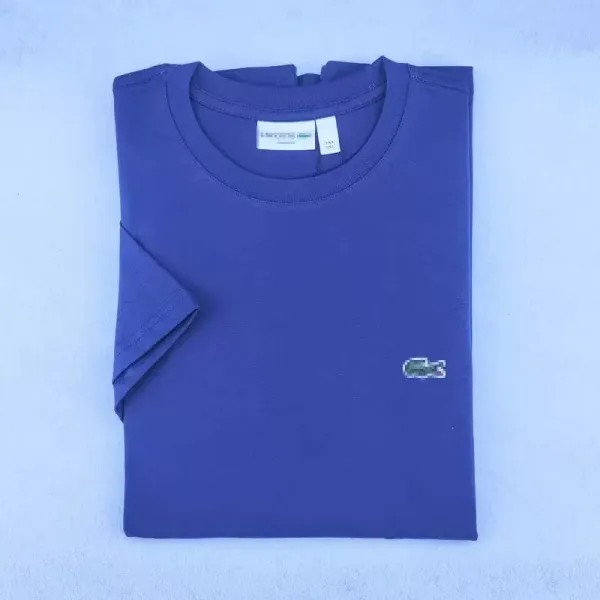 Lacoste Classic Crocodile Logo Orange T-Shirt - 16