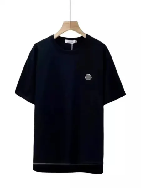 Design Minimalist Logo T-Shirt Black - 1