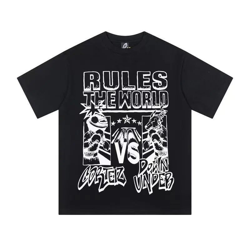 Corteiz Rules The World White T-Shirt - 9