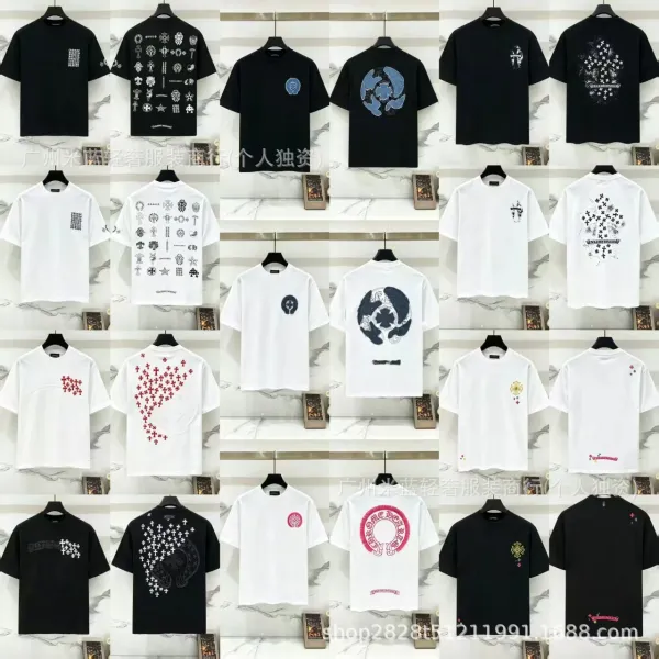 Chrome Hearts Logo Grid Print White T-Shirt - 2