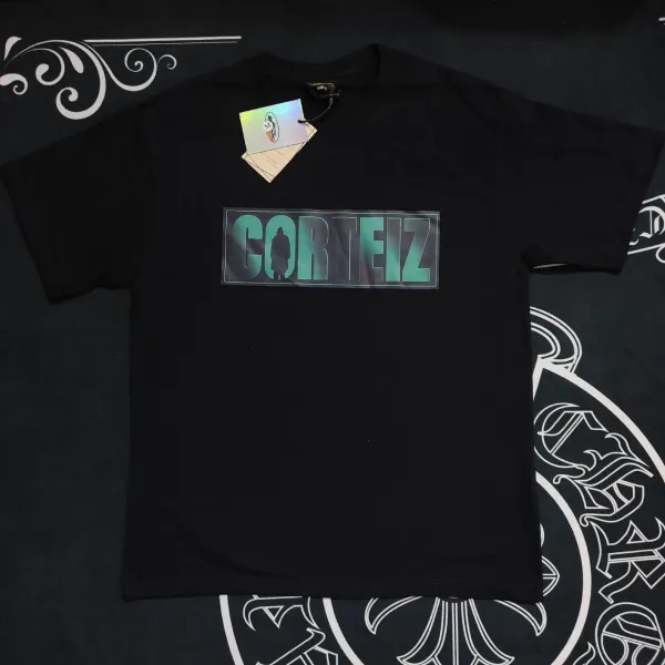 Corteiz Logo Graphic T-Shirt Black - 1