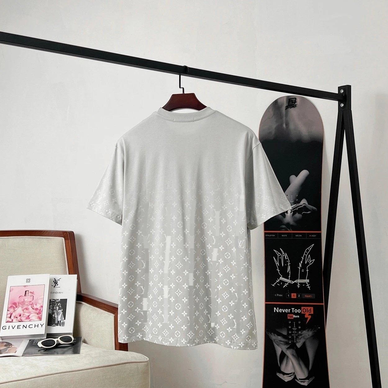 Louis Vuitton Monogram Gradient T-Shirt Light Blue - 20