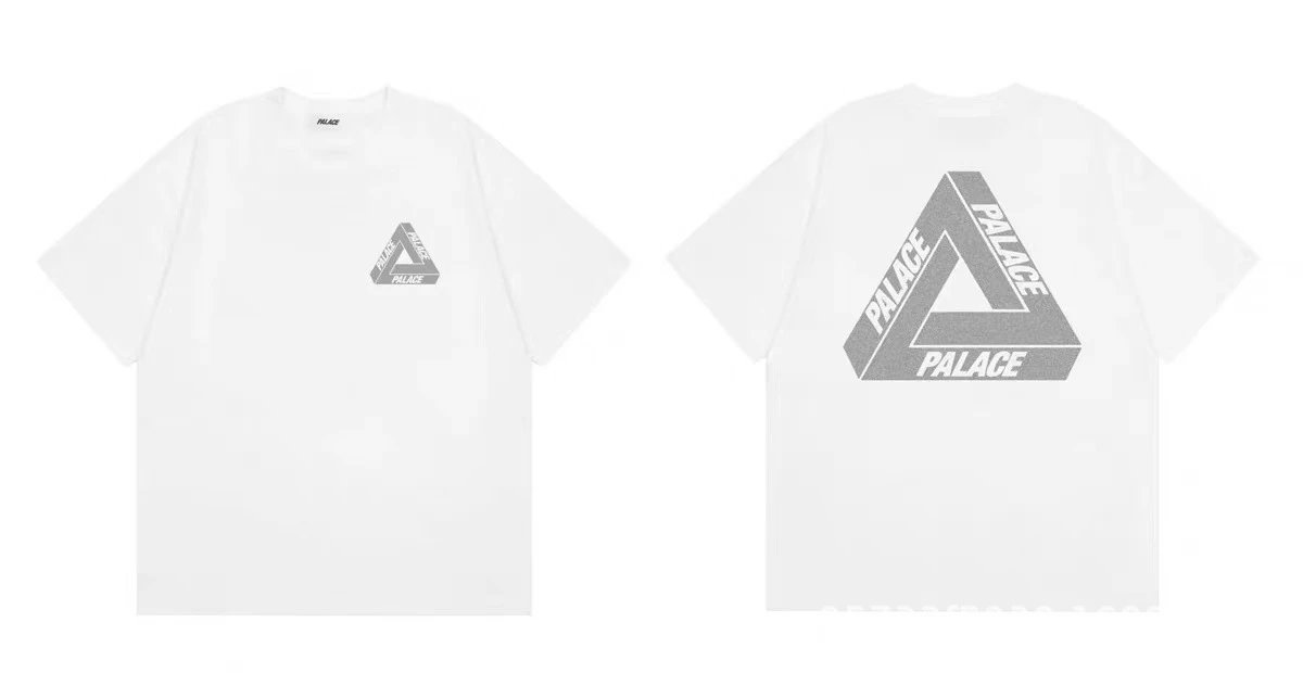 Palace Skateboards Palace Tri-Force T-Shirt White T-Shirts