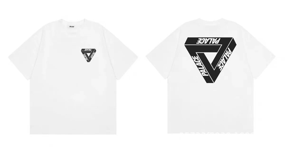 Palace Skateboards Palace Triangle Logo White T-Shirt T-Shirts