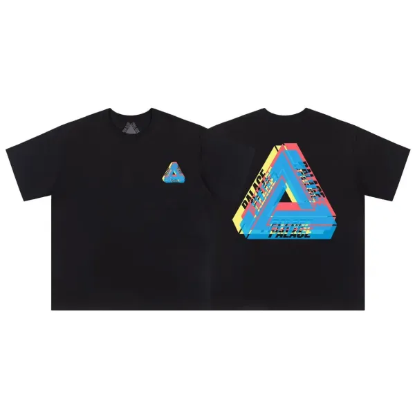 Palace Skateboards Palace Tri-Force Triangle Logo White T-Shirt T-Shirts - 30