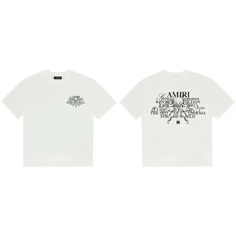 Amiri Architectural Print Black T-Shirt - 32