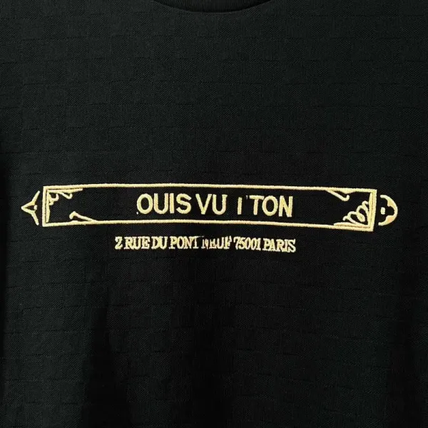 Louis Vuitton Graphic Logo Black T-Shirt - 9