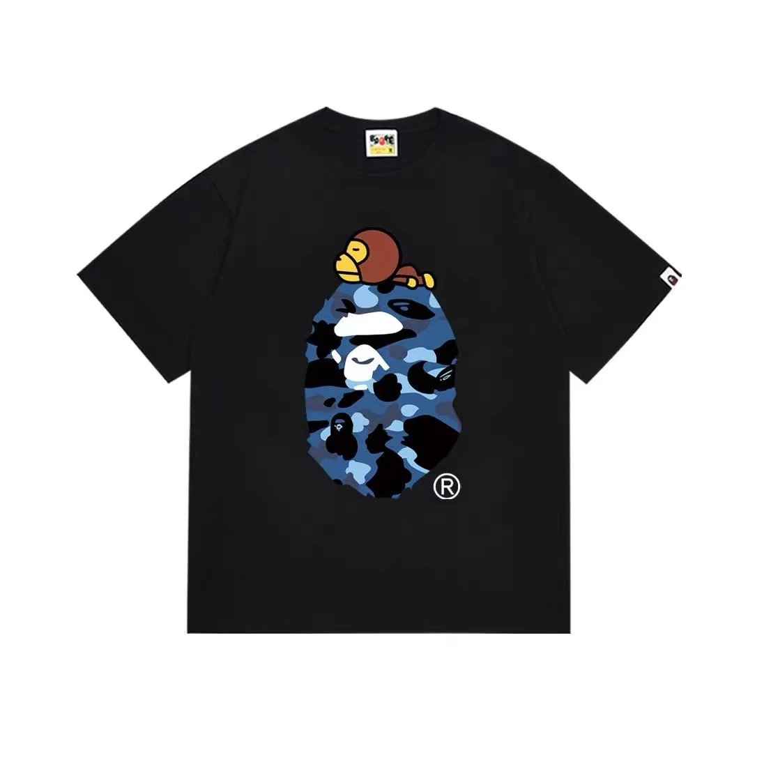 A Bathing Ape x PUBG Mobile Together Strong Camo Print White T-Shirt - 29