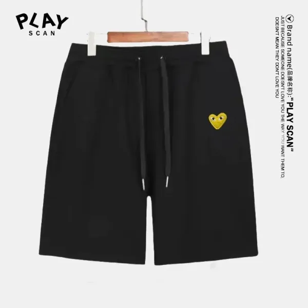 Comme des Garçons Play Heart Logo Yellow T-Shirt - 6