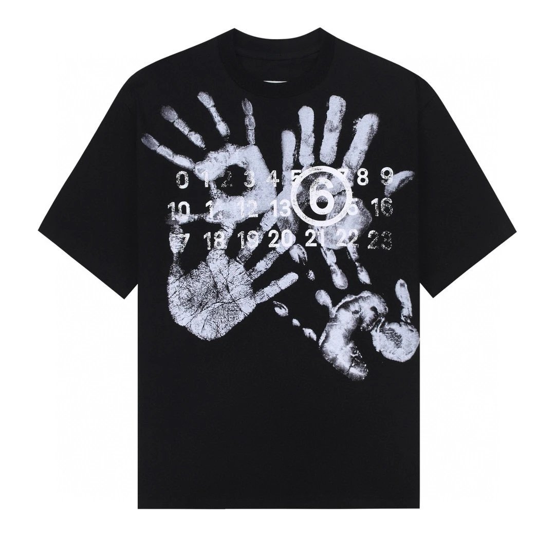 Maison Margiela Numbered Logo White T-Shirt - 28