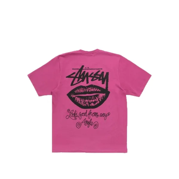 Stussy Lips Graphic T-Shirt Black - 9