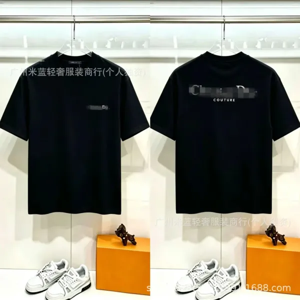 Dior Couture Logo T-Shirt Black - 1