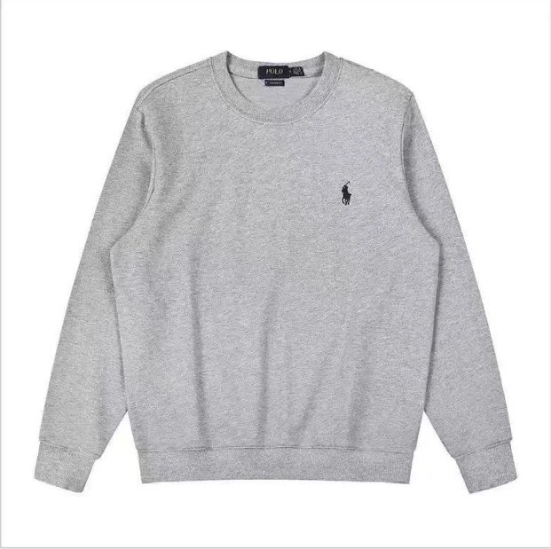 Polo Ralph Lauren Classic Crewneck Sweatshirt Black Sweater - 6