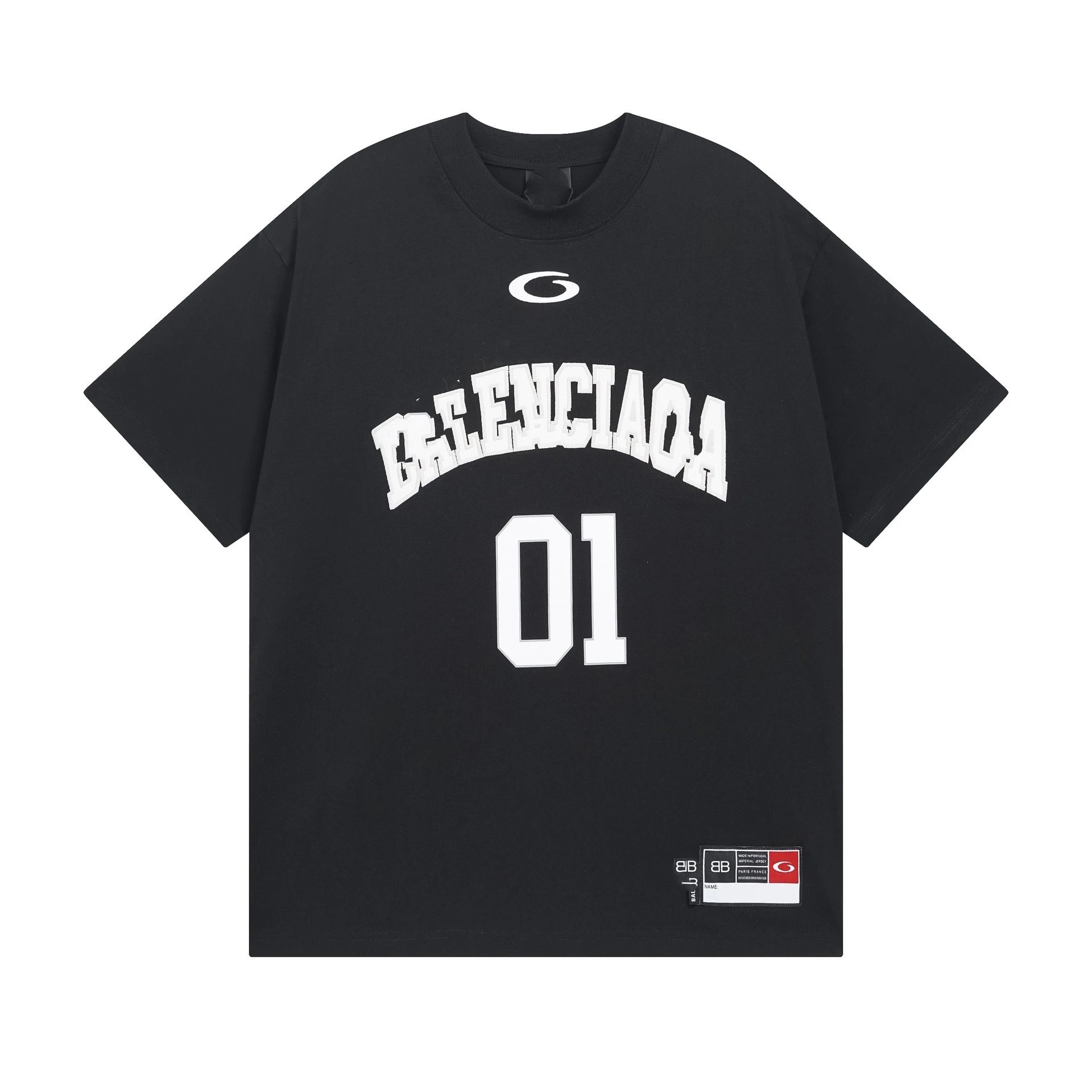 Balenciaga College Arch 01 Blue T-Shirt - 3