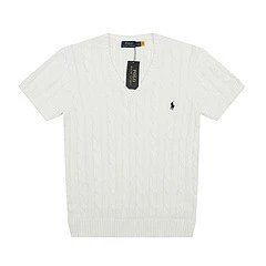 Polo Ralph Lauren Cable Knit V-Neck Sweater Gray - 4