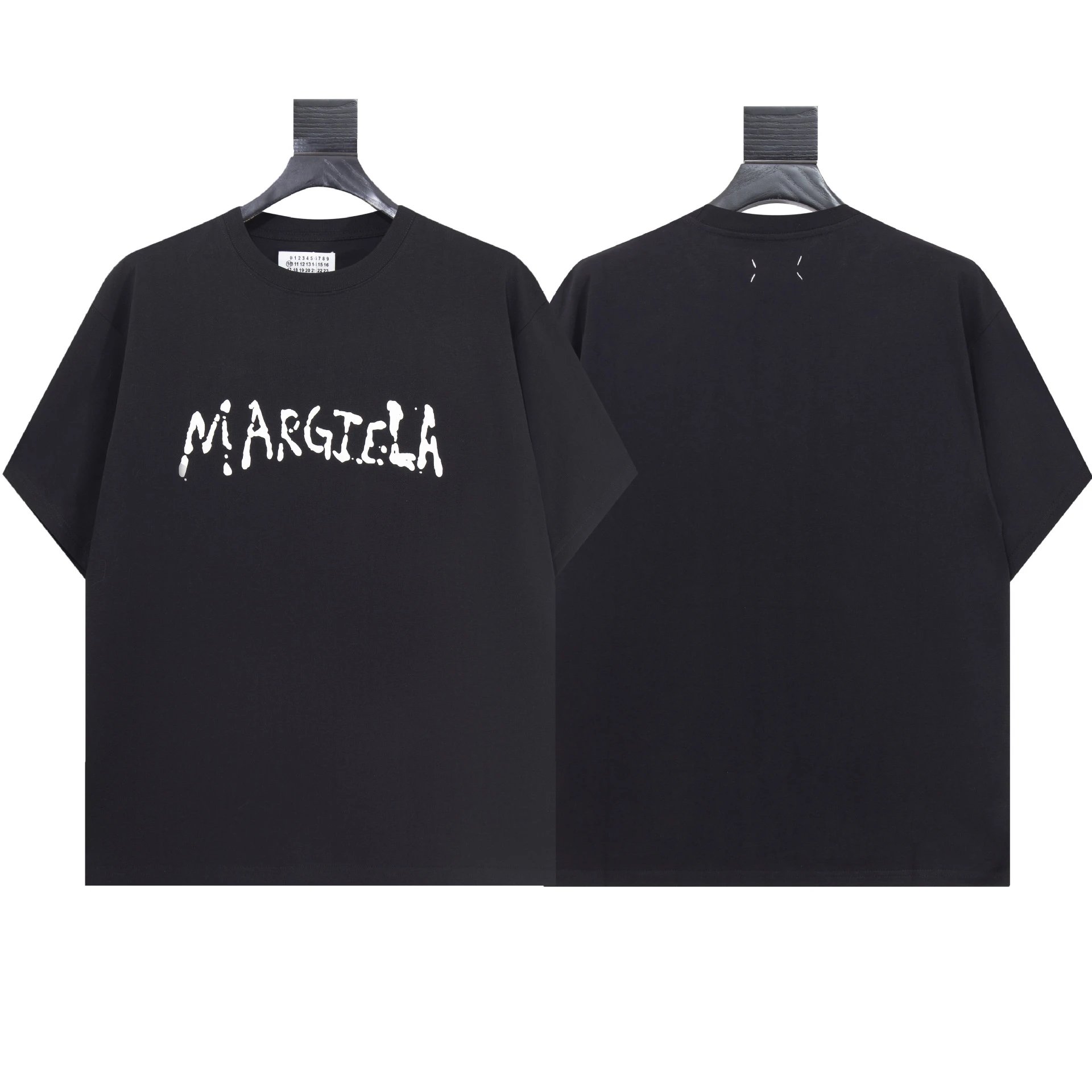 Maison Margiela Numbered Logo White T-Shirt - 37