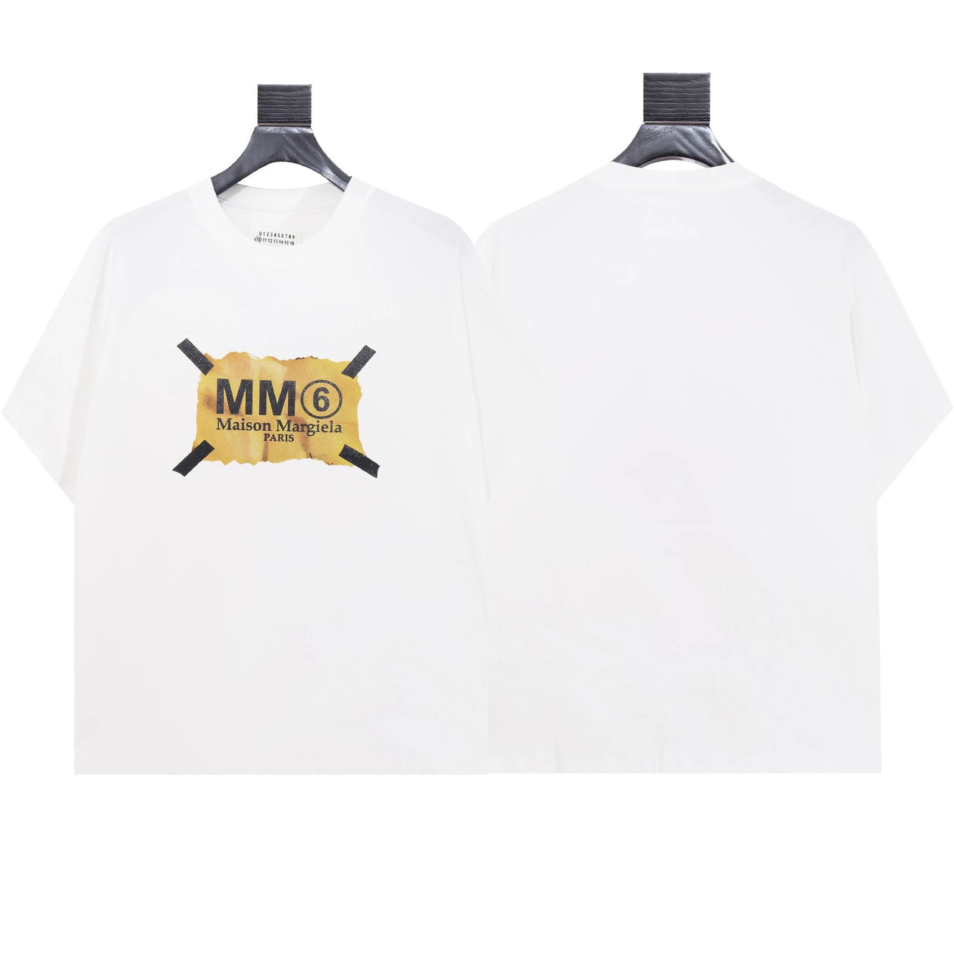 Maison Margiela Numbered Logo White T-Shirt - 39