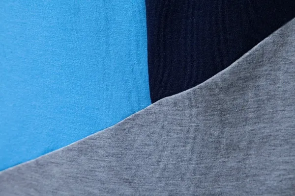 Design Color-Block Polo Shirt Navy Orange Light Blue Gray Tops Polo - 8