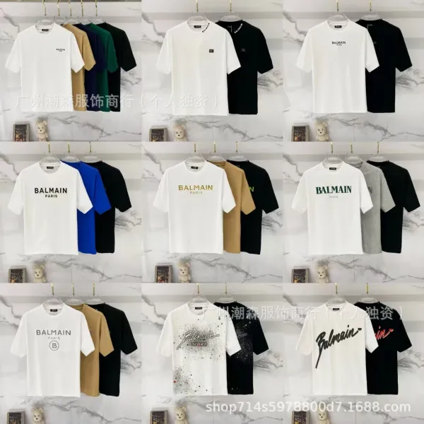 Balmain Logo Print Black T-Shirt - 3