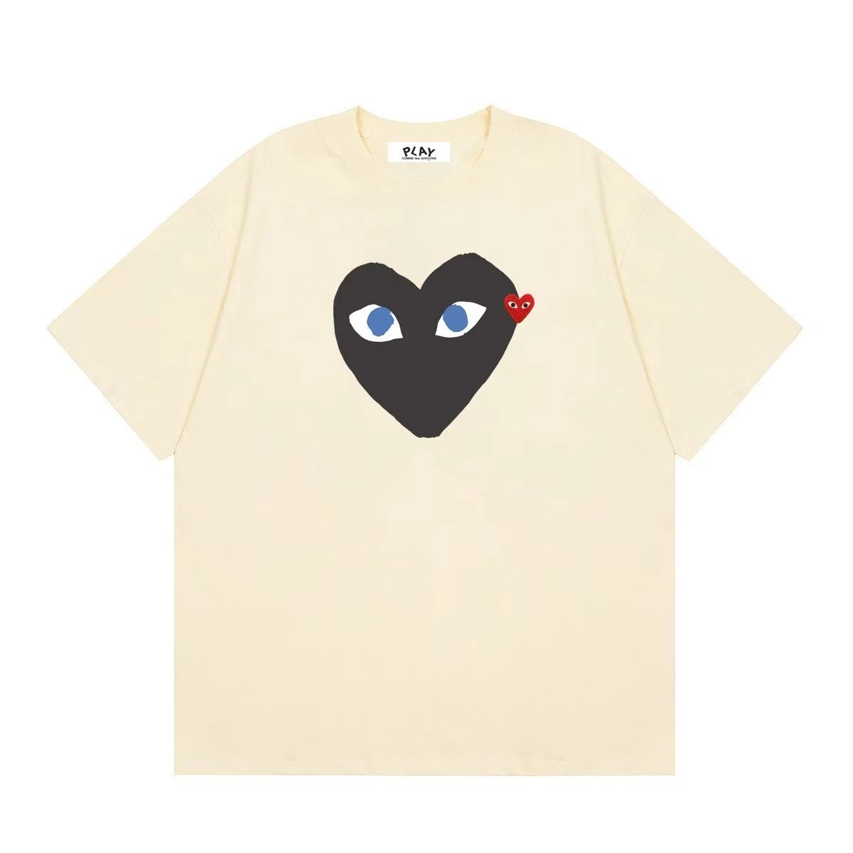 Comme des Garçons Play Polka Dot Heart White T-Shirt - 13