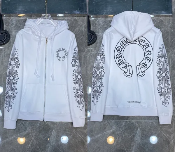 Chrome Hearts Spiderweb Hoodie Pink - 5