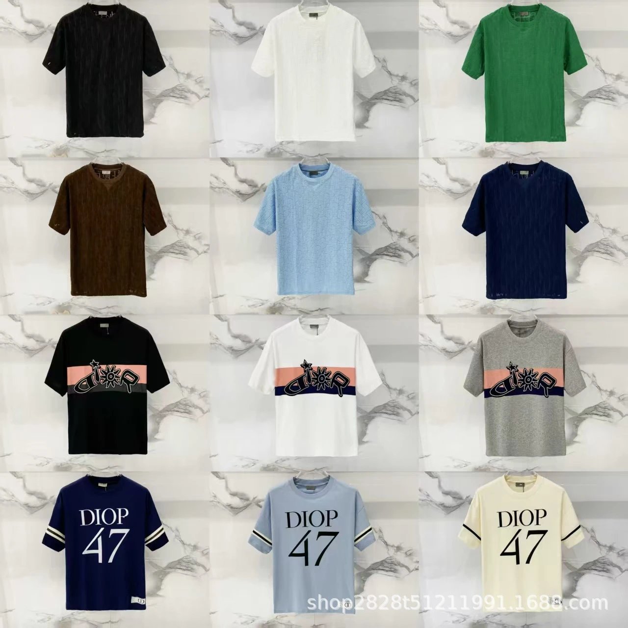 Dior Oblique Logo T-Shirt White - 4