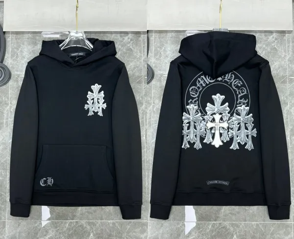 Chrome Hearts Spiderweb Hoodie Pink - 17