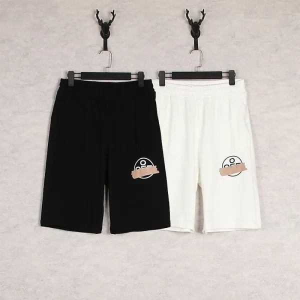 Off-White Logo Shorts White - 9