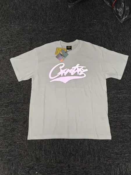 Corteiz Script Logo White T-Shirt - 1
