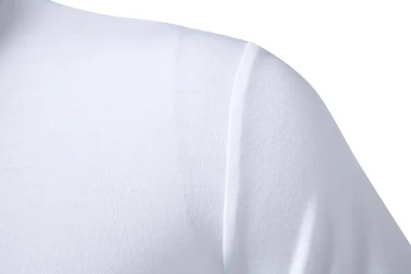 Design Classic Polo Black with White Patterned Collar and Cuffs Tops.polo - 8