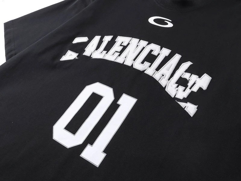Balenciaga College Arch 01 Blue T-Shirt - 12