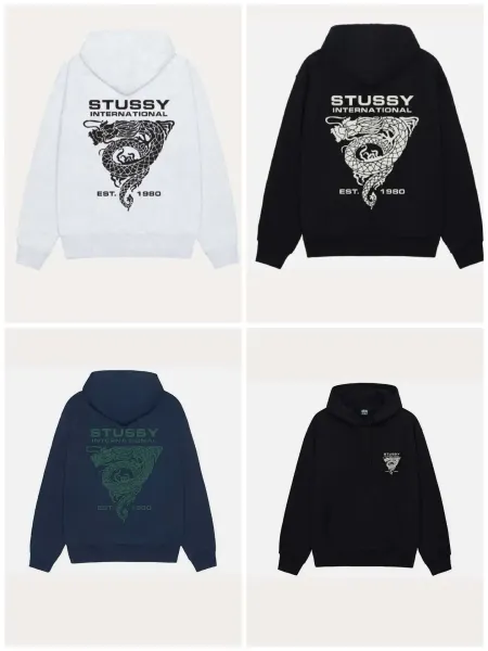 Stussy Logo Hoodie Navy - 28