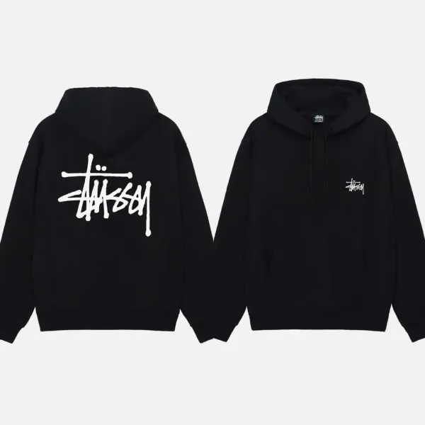 Stussy Logo Hoodie Navy - 32
