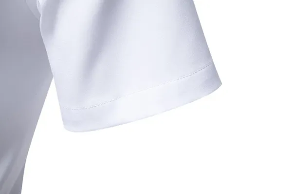 Design Asymmetrical Color-Block Shirt Black White Men's Shirt Tops Shirt - 22