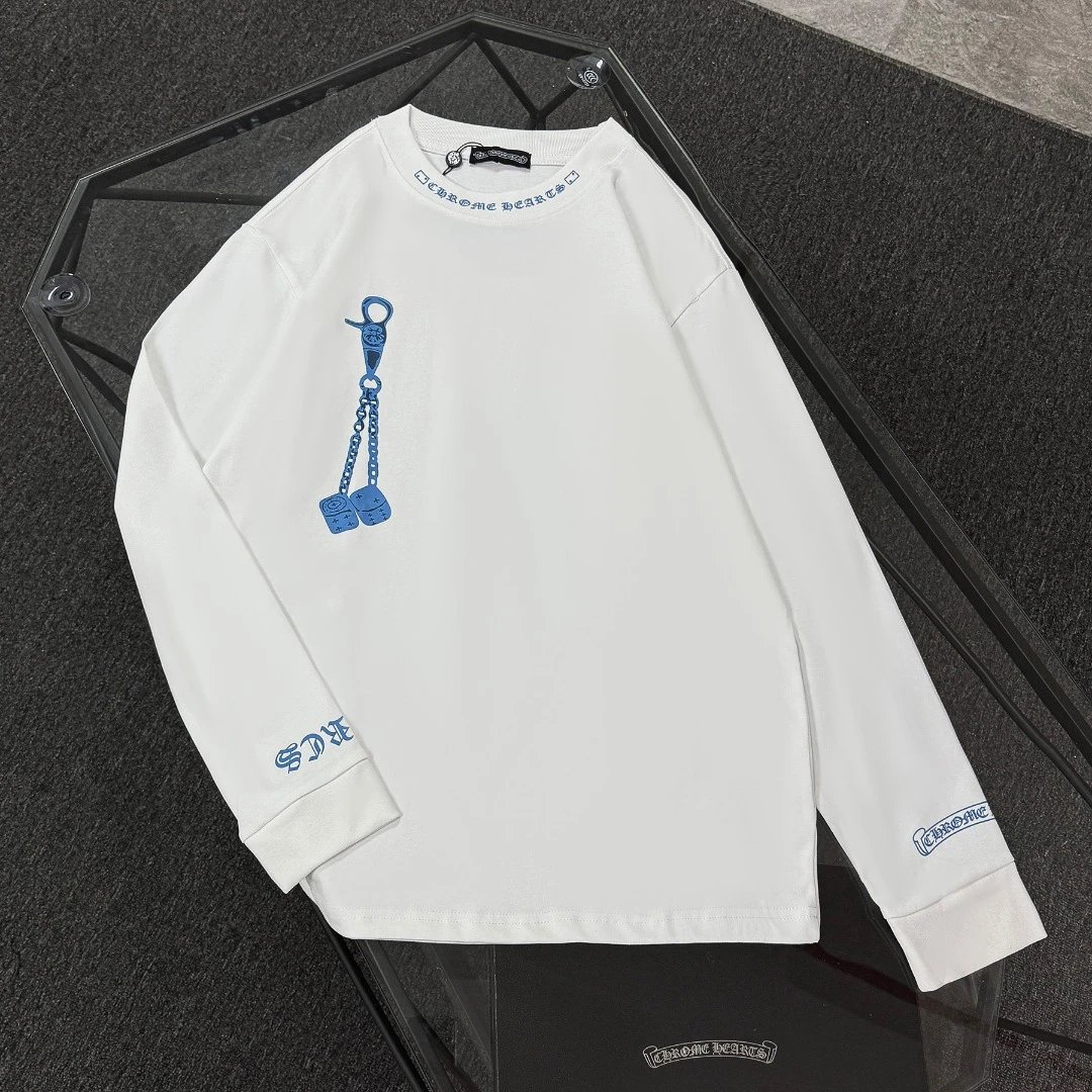 Chrome Hearts Long Sleeve T-Shirt White - 42