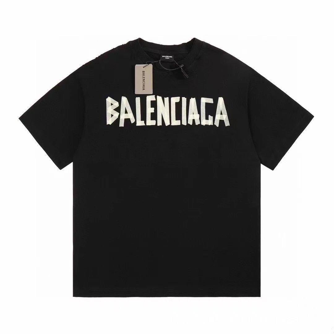 Balenciaga Logo Print T-Shirt White - 16
