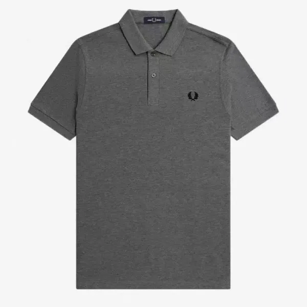 Fred Perry Twin Tipped Polo Gray Polo Shirt - 1