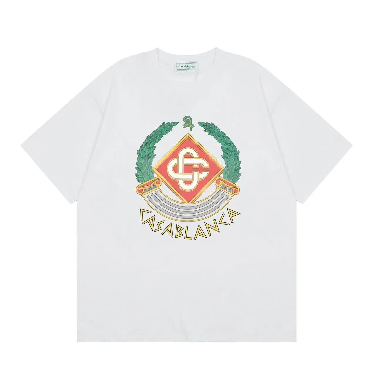 Casablanca Casa Blanca Graphic Print T-Shirt White - 13
