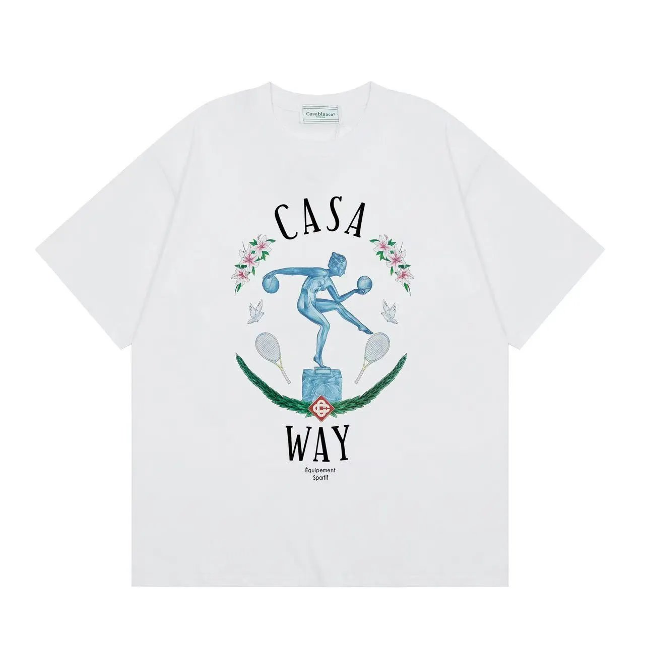 Casablanca Casa Blanca Graphic Print T-Shirt White - 15