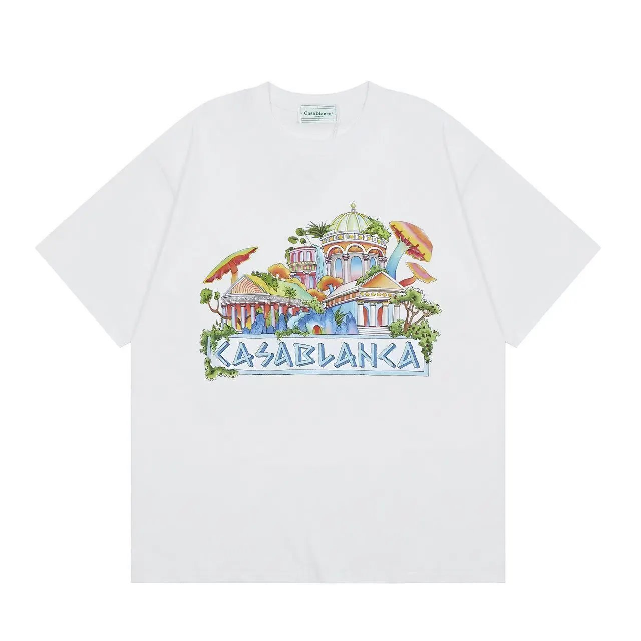 Casablanca Casa Blanca Graphic Print T-Shirt White - 19