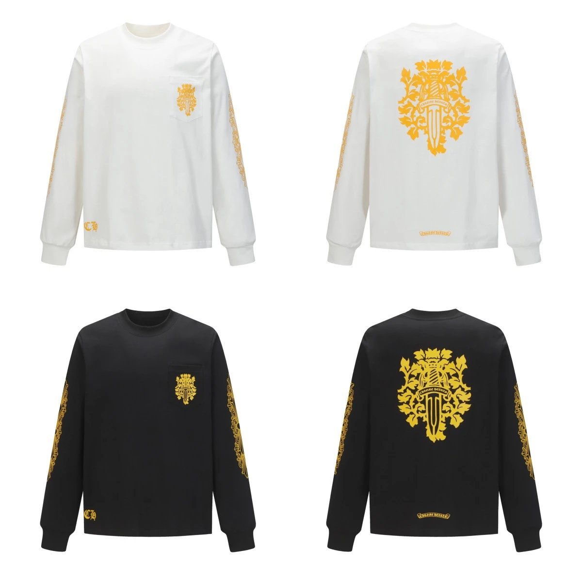 Chrome Hearts Long Sleeve T-Shirt White - 21