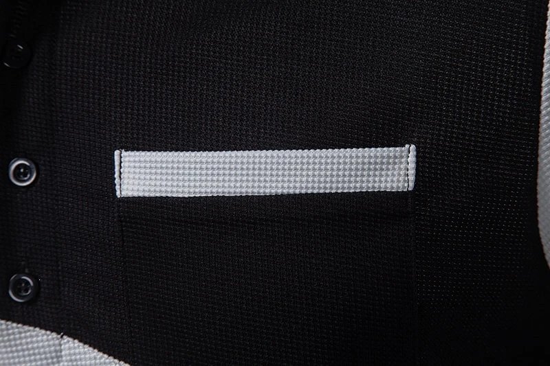 Design Color-Block Polo Shirt White Black Tops.polo - 9