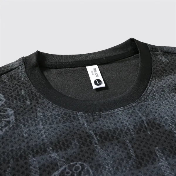 Design Butterfly Print Gradient T-Shirt - 13
